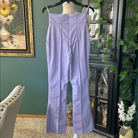 Elisabetta Franchi Faux Leather Trousers – Size 40 - Picture 7 of 14